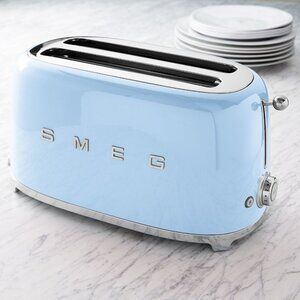 Smeg 4 Slice Retro Pastel Blue Toaster